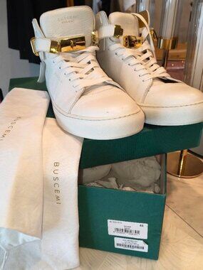 Buscemi | Shoes | Buscemi Mens 0mm Hightop Leather Sneakers  display picture 1